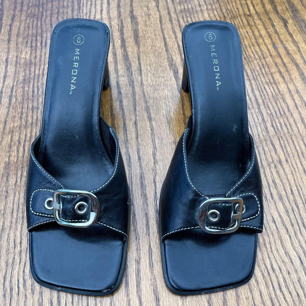 Slip on dress shoes.